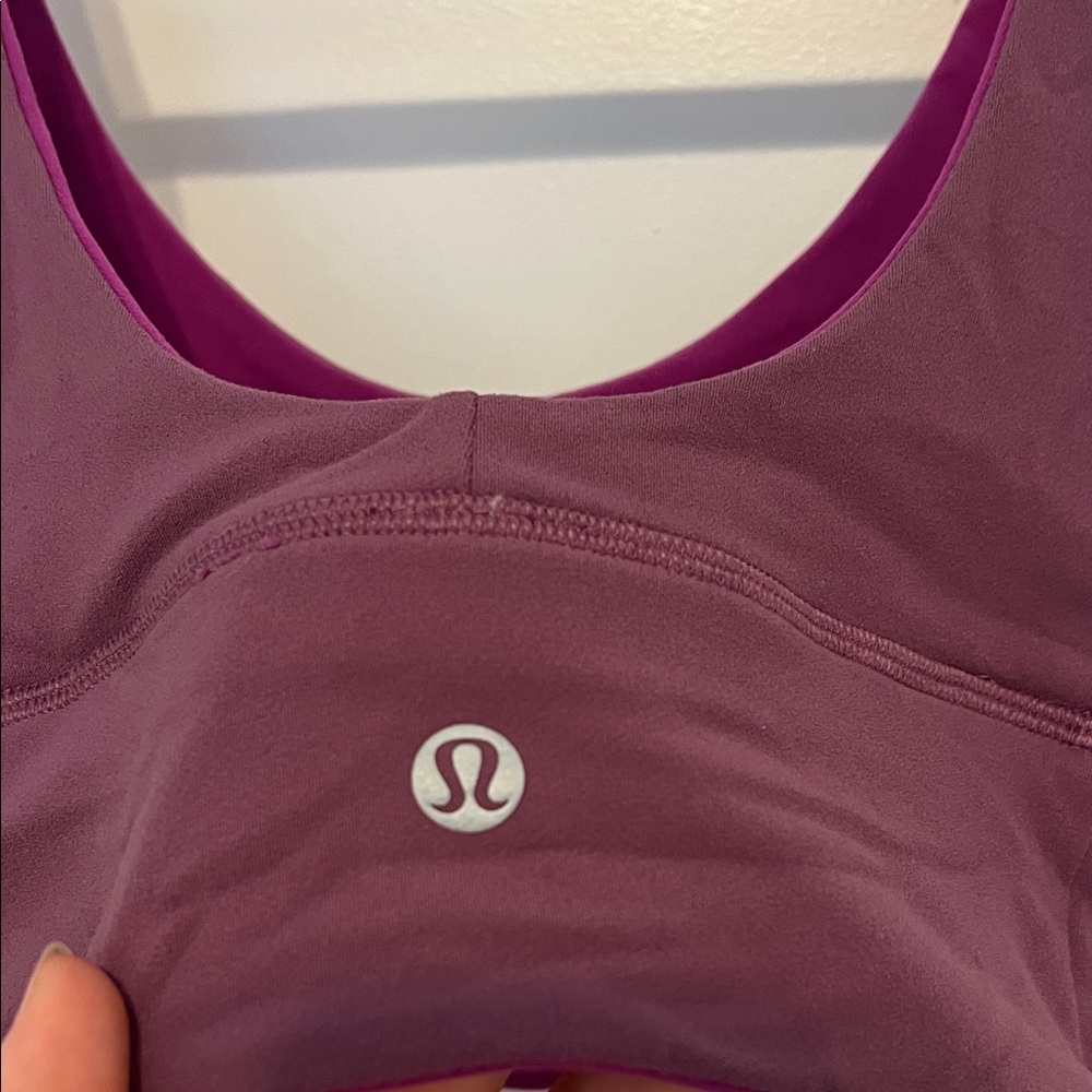 Lululemon Reversible Purple Sports Bra - Picture 2 of 5